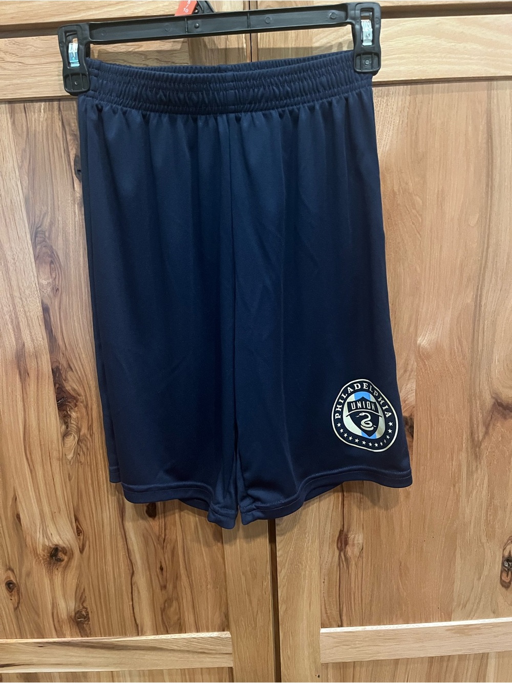 Sport-Tek Navy Athletic Shorts with PHL Union Patch